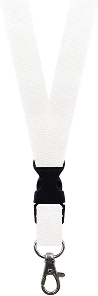 Lanyards for ID Badges Holder  Neck Strap Lanyard with Safety Breakaway Buckle and Detachable Swivel Hooks