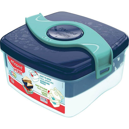 Maped Lunch Box Clear Navy Blue-1.4L