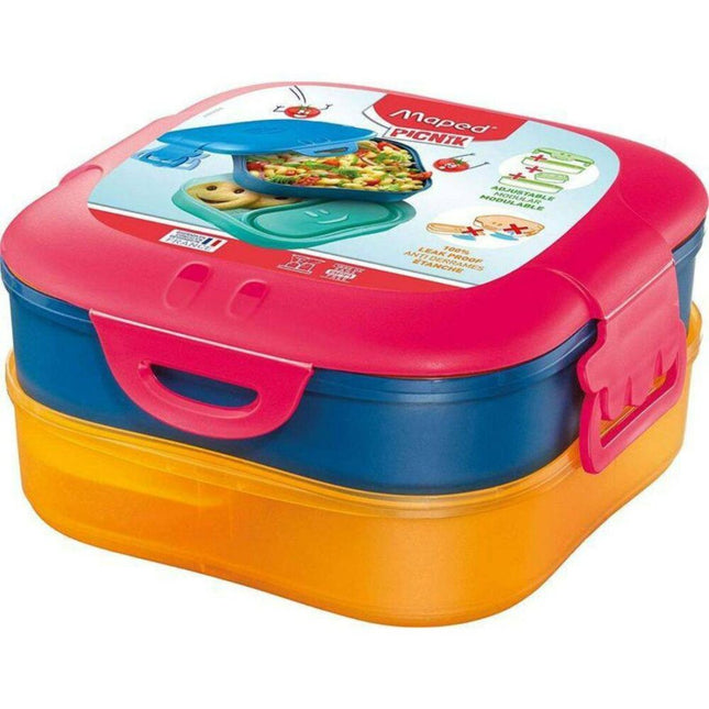 Maped Picnik Lunch Box 3 In 1 Red-1.4 L