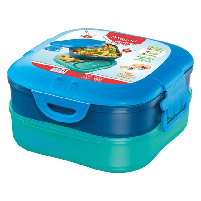 Maped Picnik Lunch Box 3 In 1 Blue-1.4L