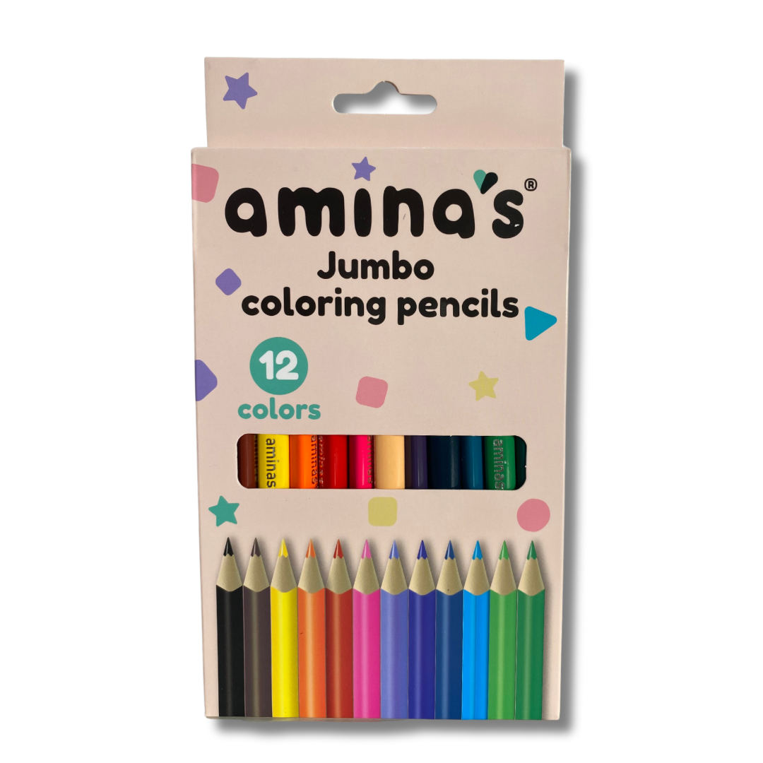 amina's jumbo coloring pencils