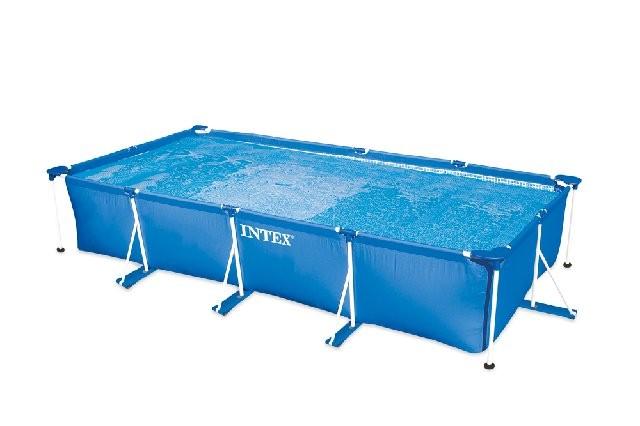 Intex Blue Rectangular Frame Pool 4.50x2.20x0.84m