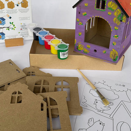 BirdHouse Wooden Craft Box