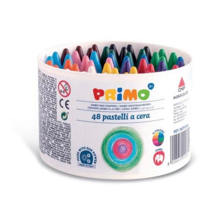 Primo jumbo wax crayons 48