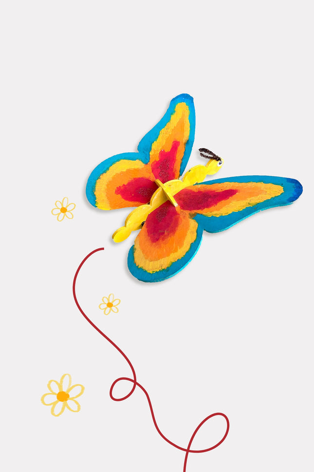 Butterfly Wooden Craft Box