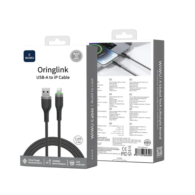 WiWU Wi-C066 Cable For USB-A To iP Cable