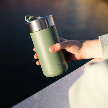 Quokka Thermal Stainless Steel Coffee Tumbler Boost Pine 400 Ml
