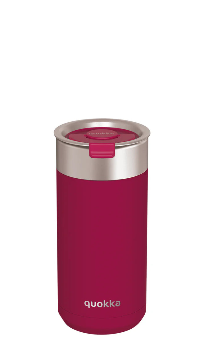Quokka Thermal Stainless Steel Coffee Tumbler Boost Maroon 400 Ml