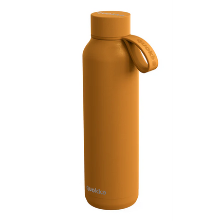 Quokka Thermal Ss Bottle Solid With Strap Mustard 630 Ml
