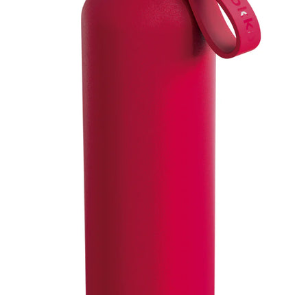 Quokka Thermal SS Bottle Solid With Strap Cherry Red 630 Ml