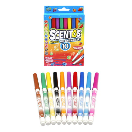Scentos Scented  Fine Line Markers - Bold