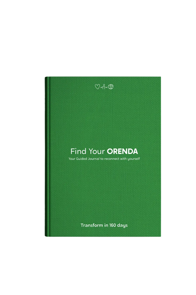 The Orenda Tribe Forest Green Journal - Fabric Cover