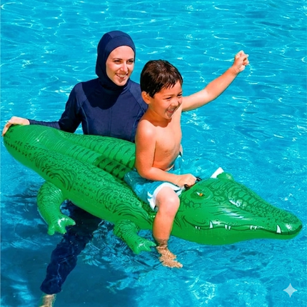 Intex Lil' Gator Ride-On Float 1.68x0.86m