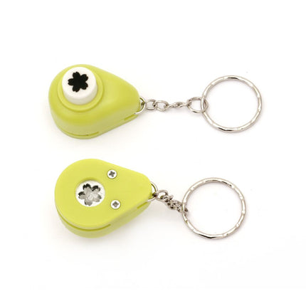 Key Chain Paper Punch Lotus Flower