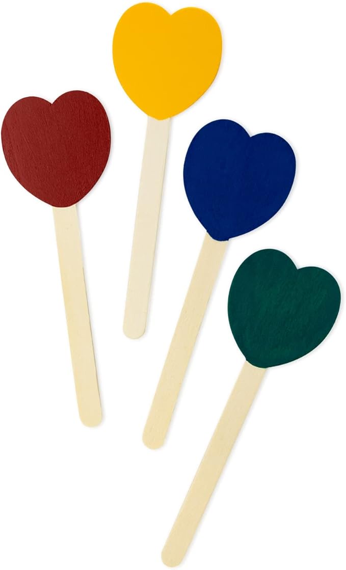 Mite Wooden Stick Heart