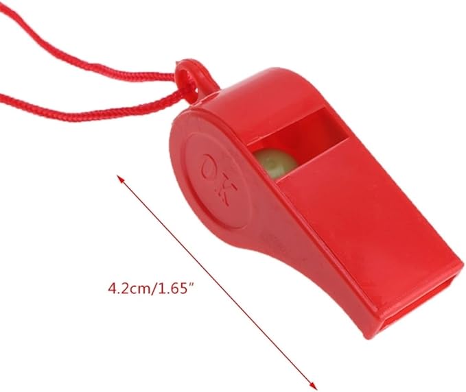 Plastic Whistle Referee Sport