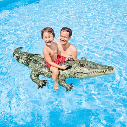 Intex Green Alligator Ride-On Float