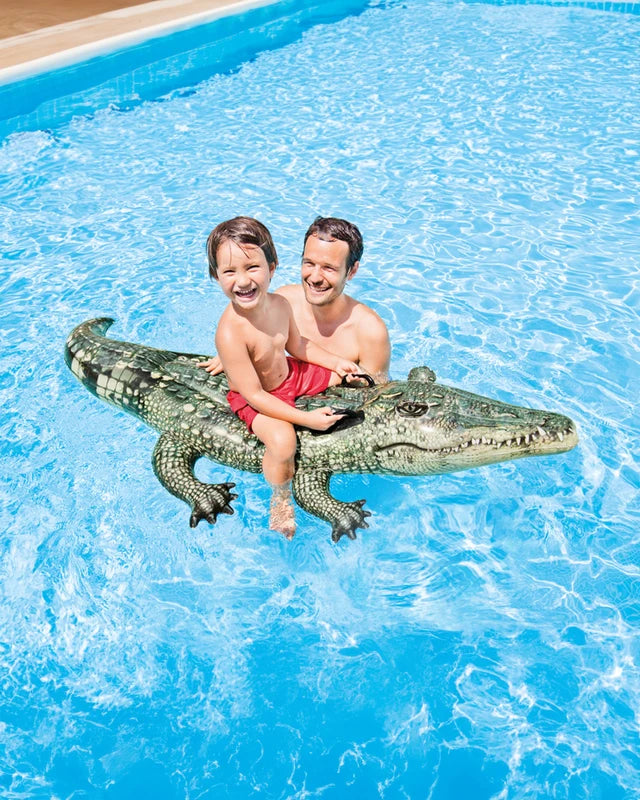 Intex Green Alligator Ride-On Float