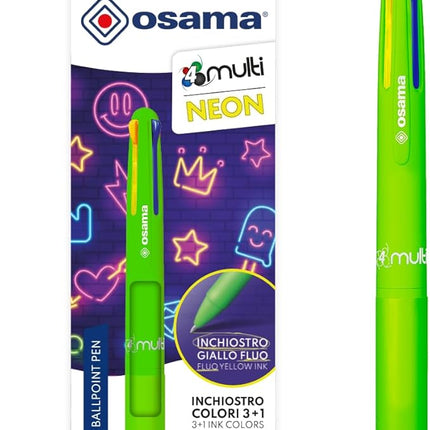 Osama ballpoint 4 multi Neon Sfera- Green