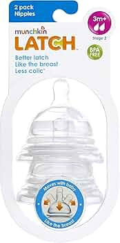Munchkin Latch Nipple-2 pk