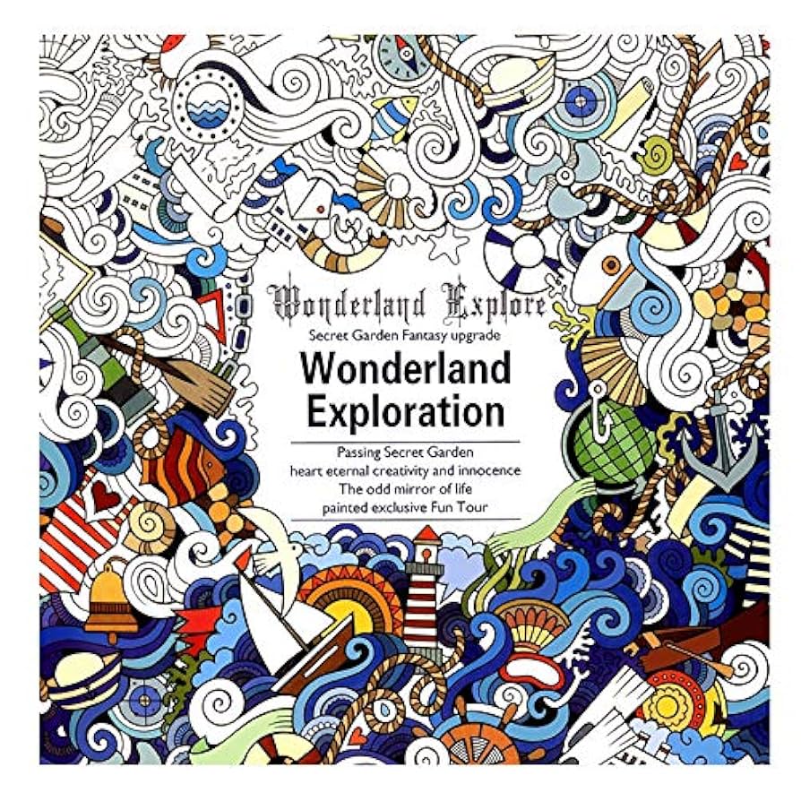 Wonderland Exploration Coloring Books