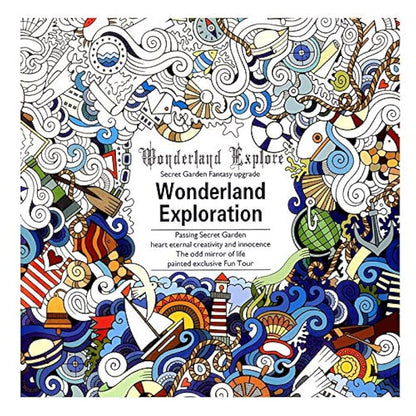 Wonderland Exploration Coloring Books