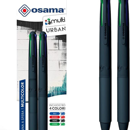 Osama ballpoint 4 multi Urban-Blue navy