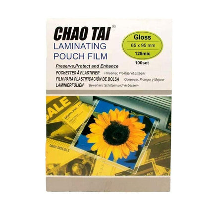 Laminating Pouch Film 65x95mm 125 Micron