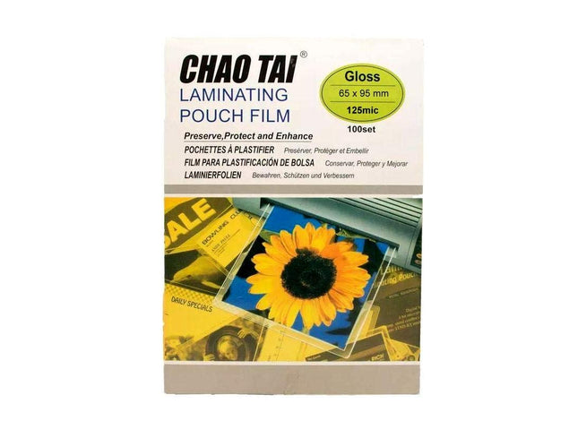 Laminating Pouch Film 65x95mm 125 Micron