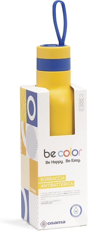 Osama Antibacterial Thermos Bottle Yellow-500ml