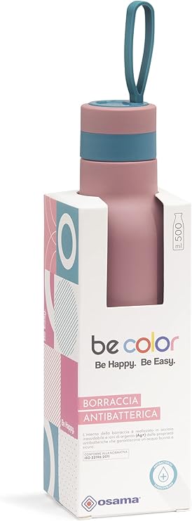 Osama Antibacterial Thermos Bottle pink-500ml