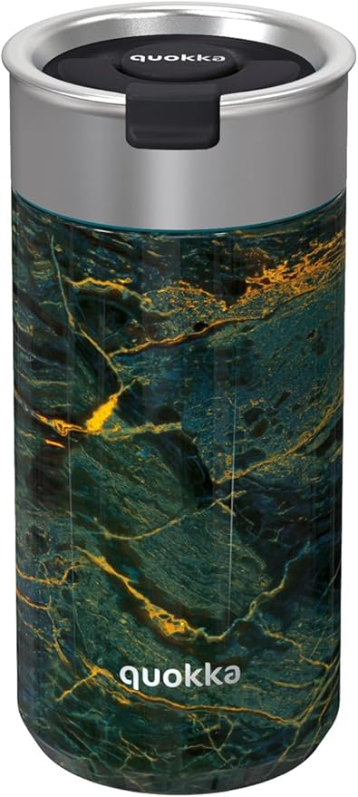 Quokka Thermal Stainless Steel Tumbler With Infuser Greenstone 400 Ml