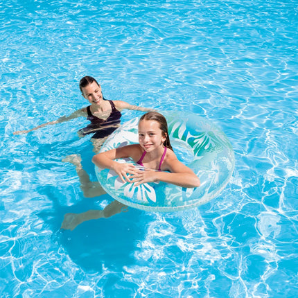 Intex Clear Tropical Color Inflatable Pool Swim Tubes -91cm
