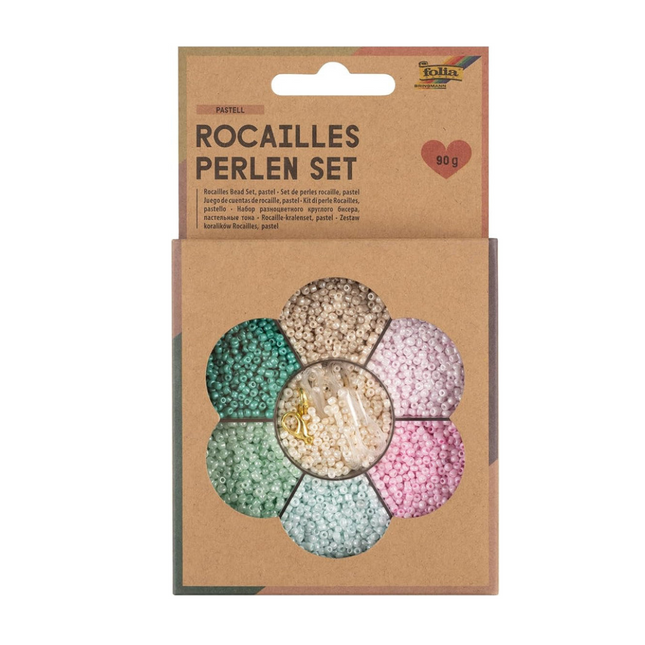 Folia Seed Beads Pastel Set