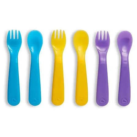 Munchkin 6pk Color Change Forks & Spoon