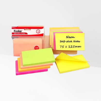 Foska Self-Stick Sticky Notes -color