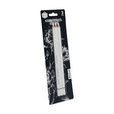 White Charcoal Pencils -Medium