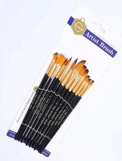 Artist Brush 12 Pieces Set