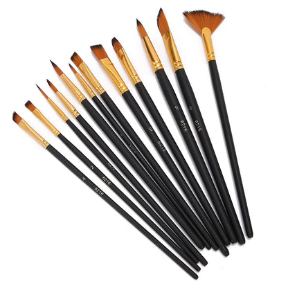 Artist Brush 12 Pieces Set