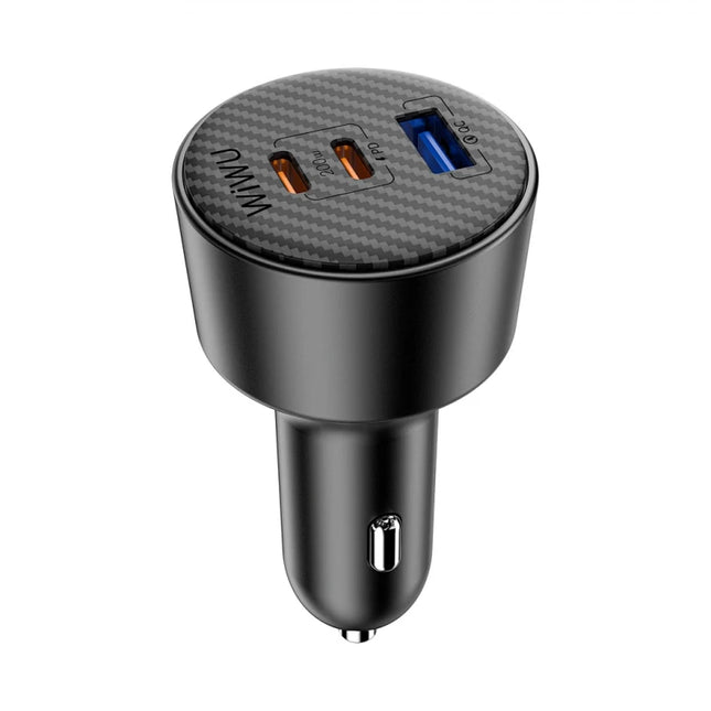 WiWU Wi-CC026 200W Triple-Port Car Charger