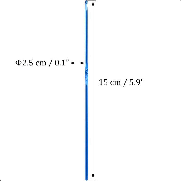 Colorful Aluminum Crochet Hooks