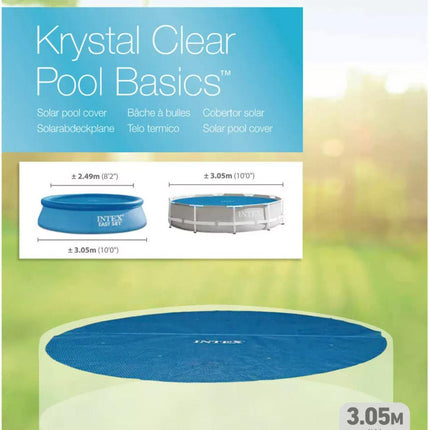 Intex Solar Pool Cover for Easy Set 3.05m