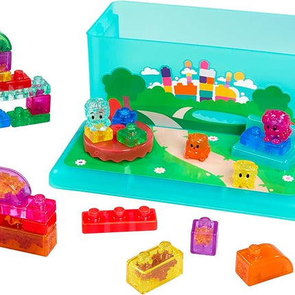 Jelly Blox Playground Store & Play Building Blocks Case - 30 Pcs