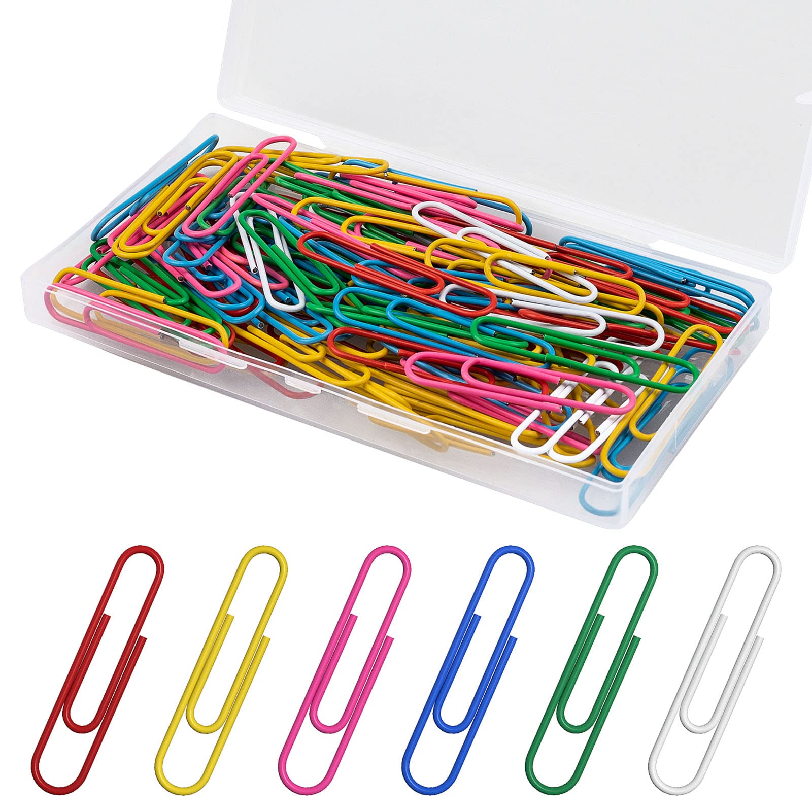 2 Inch Clips Paper Clips Colorful 2 inch – AlMashreq Library - مكتبة المشرق