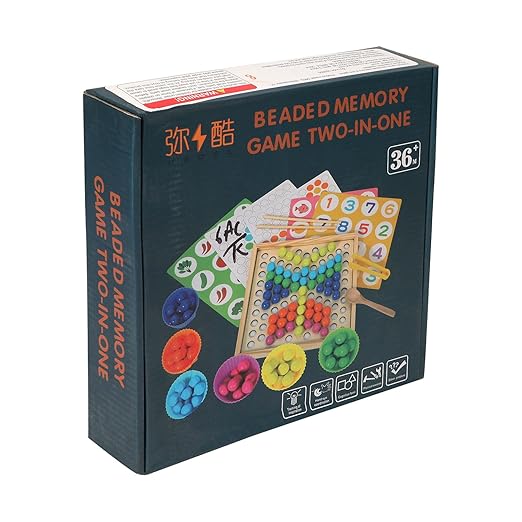 Beaded Memory Game Two-in-One