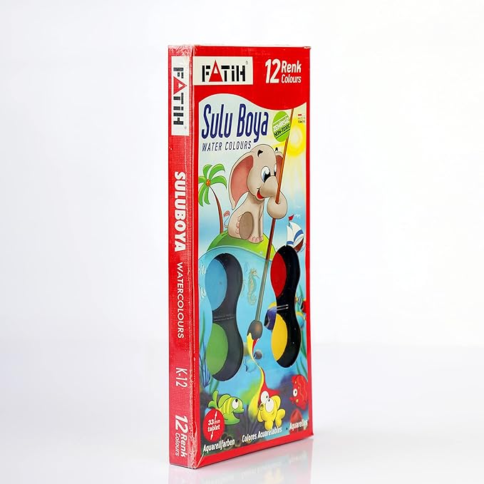 Fatih  water color with brush – 12 colors