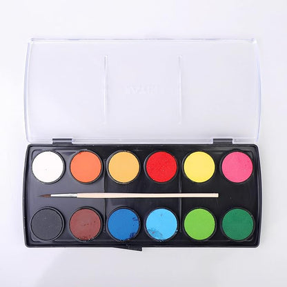 Fatih  water color with brush – 12 colors