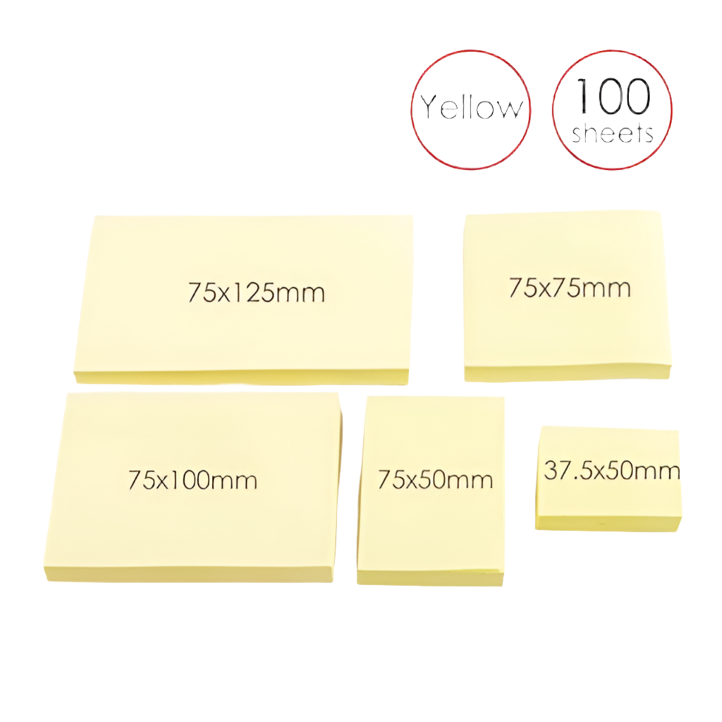 Foska Self-Stick StickyNotes -Yellow