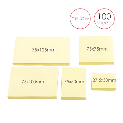 Foska Self-Stick StickyNotes -Yellow