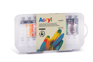 Primo First Fine Acrylic Color 18ml - Pack Of 10.
